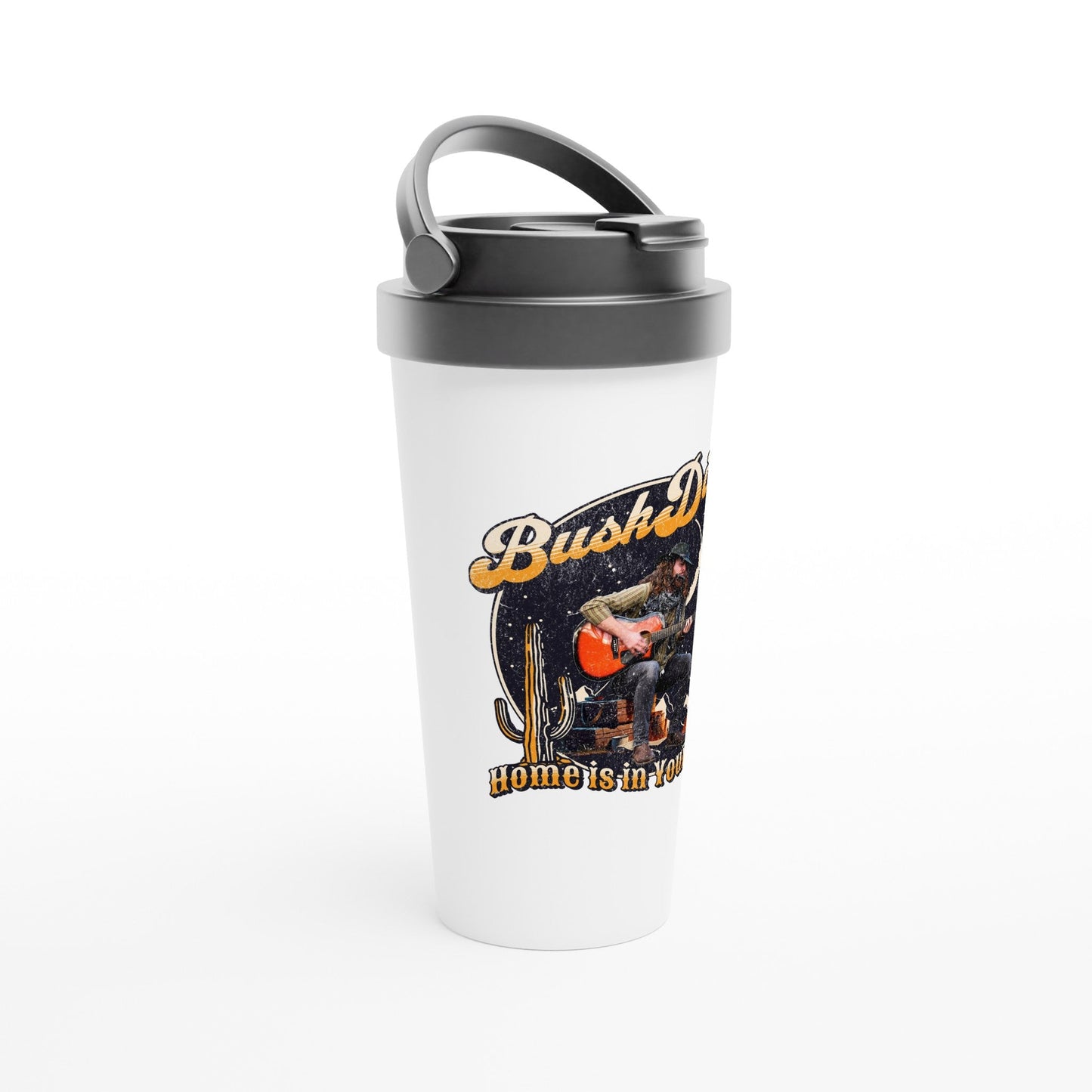 Home Is In Your Heart 444 ml Stainless Steel Travel Mug CUP - Print Material - BuskDiego