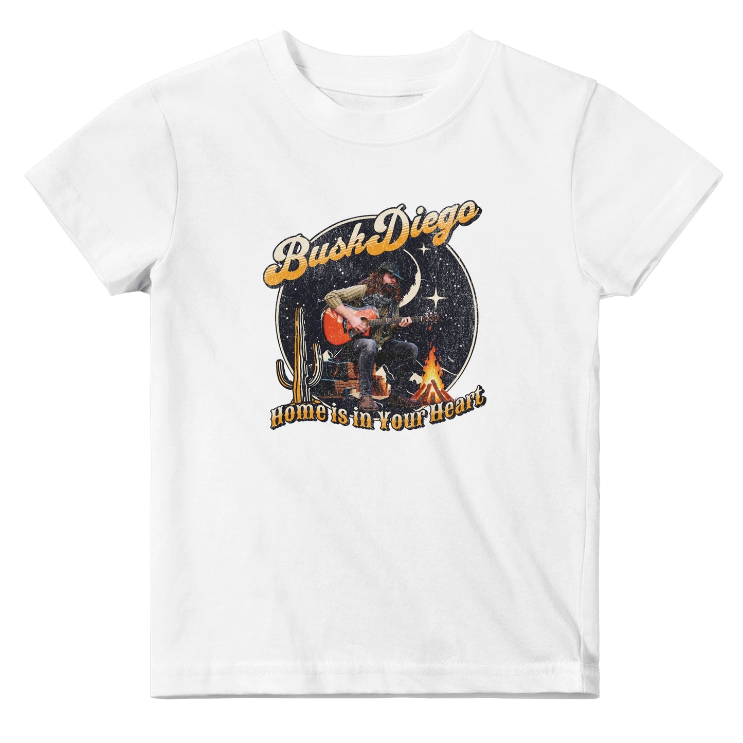 Home Is In Your Heart Baby Crewneck T-shirt - Print Material - BuskDiego