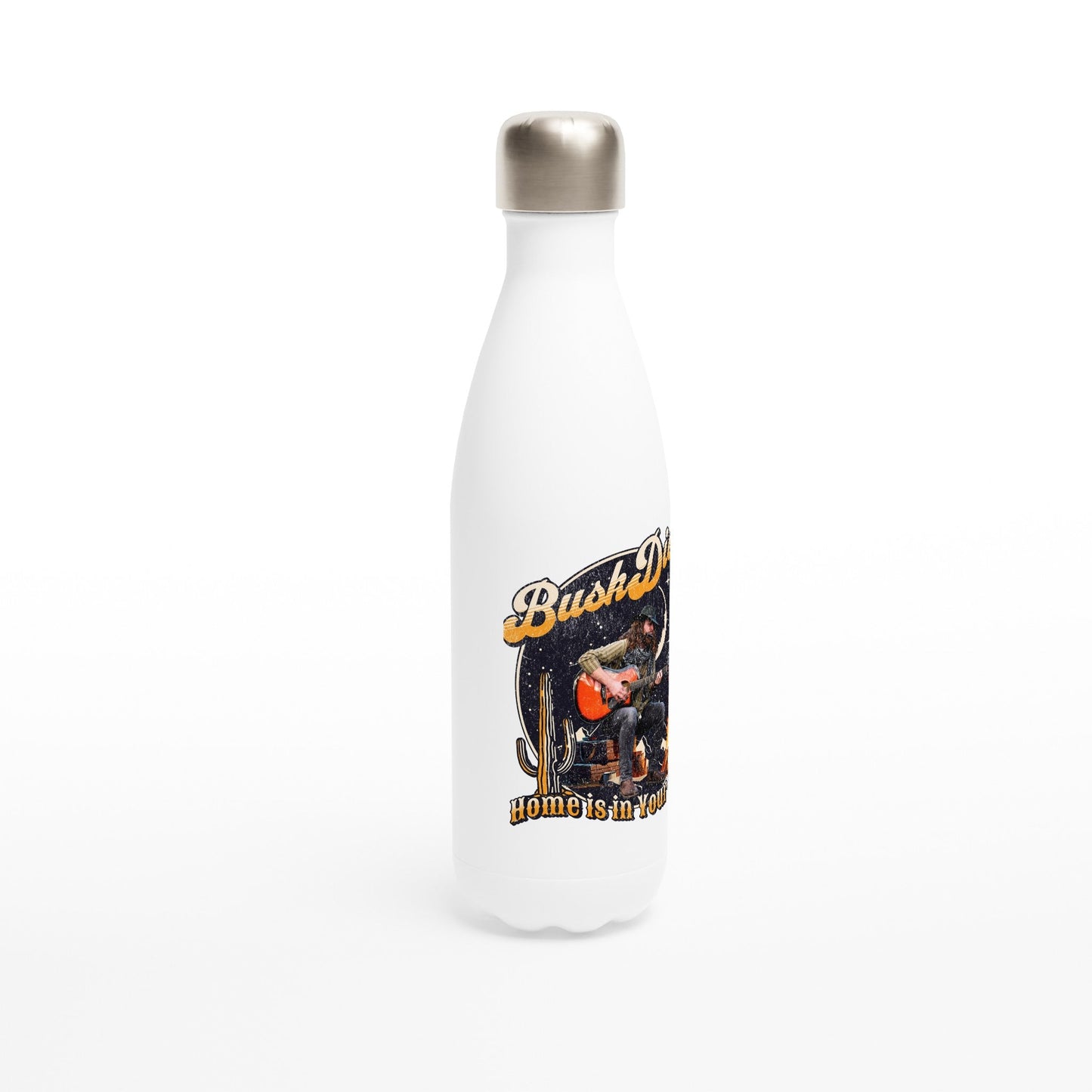 Home Is In Your Heart of 500ml 17oz Stainless Steel Water Bottle - Print Material - BuskDiego