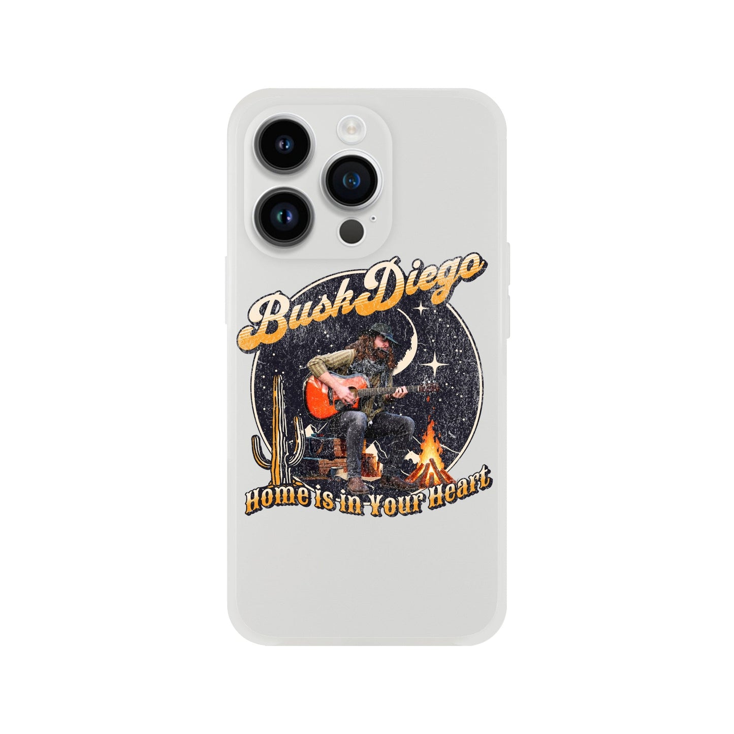 Home Is In Your Heart Phone Case Flexi - Print Material - BuskDiego