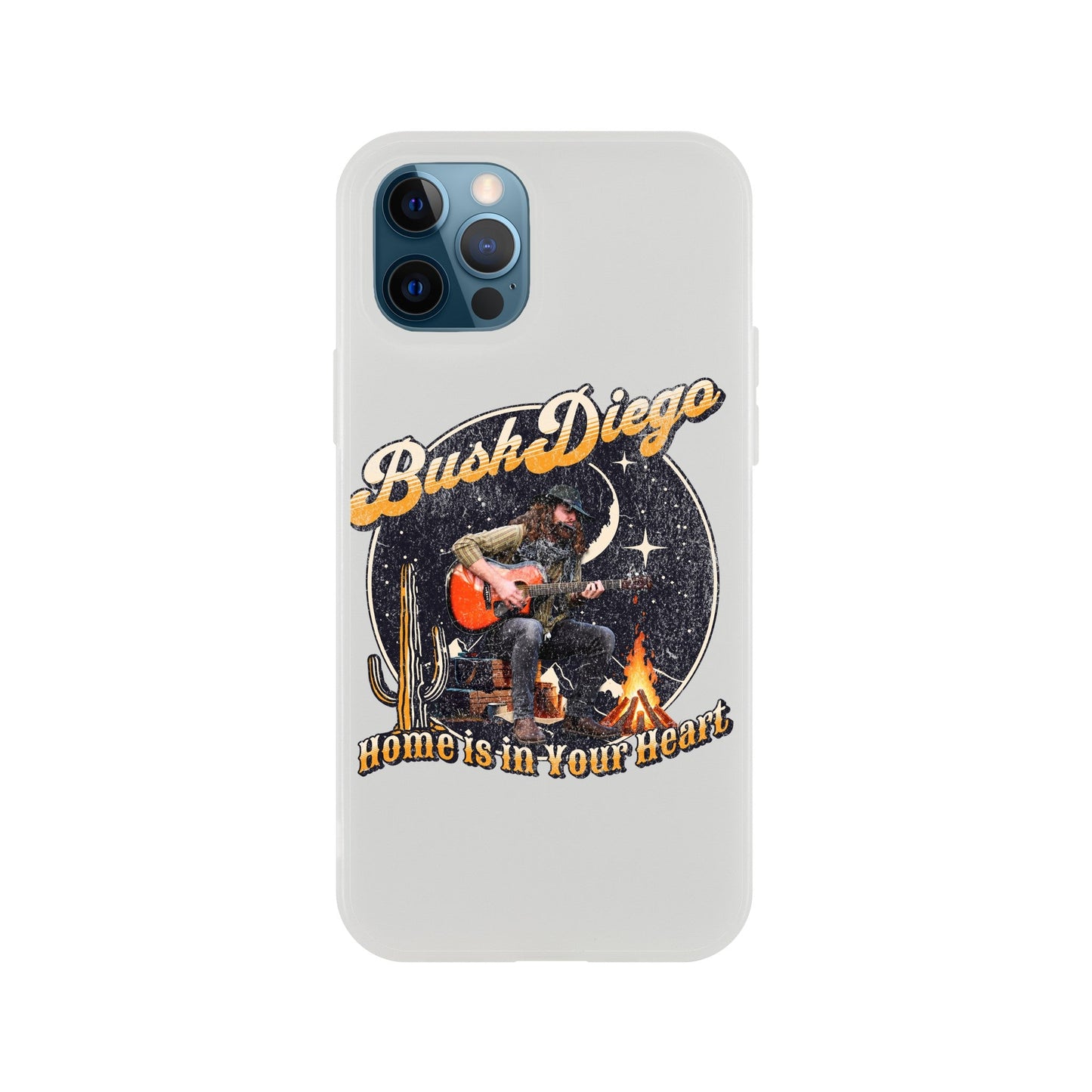 Home Is In Your Heart Phone Case Flexi - Print Material - BuskDiego