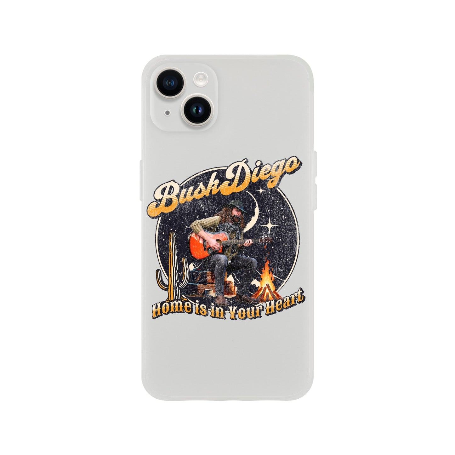 Home Is In Your Heart Phone Case Flexi - Print Material - BuskDiego