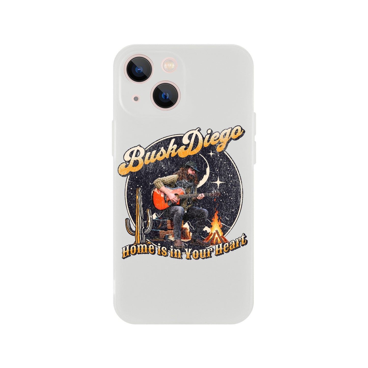 Home Is In Your Heart Phone Case Flexi - Print Material - BuskDiego