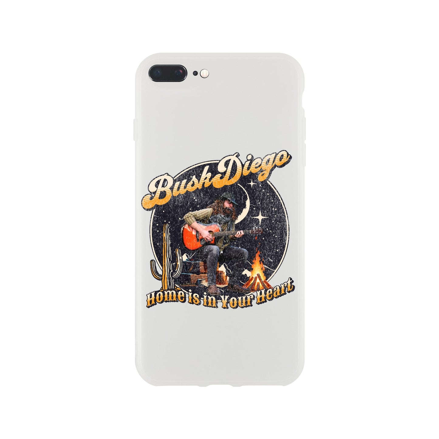 Home Is In Your Heart Phone Case Flexi - Print Material - BuskDiego