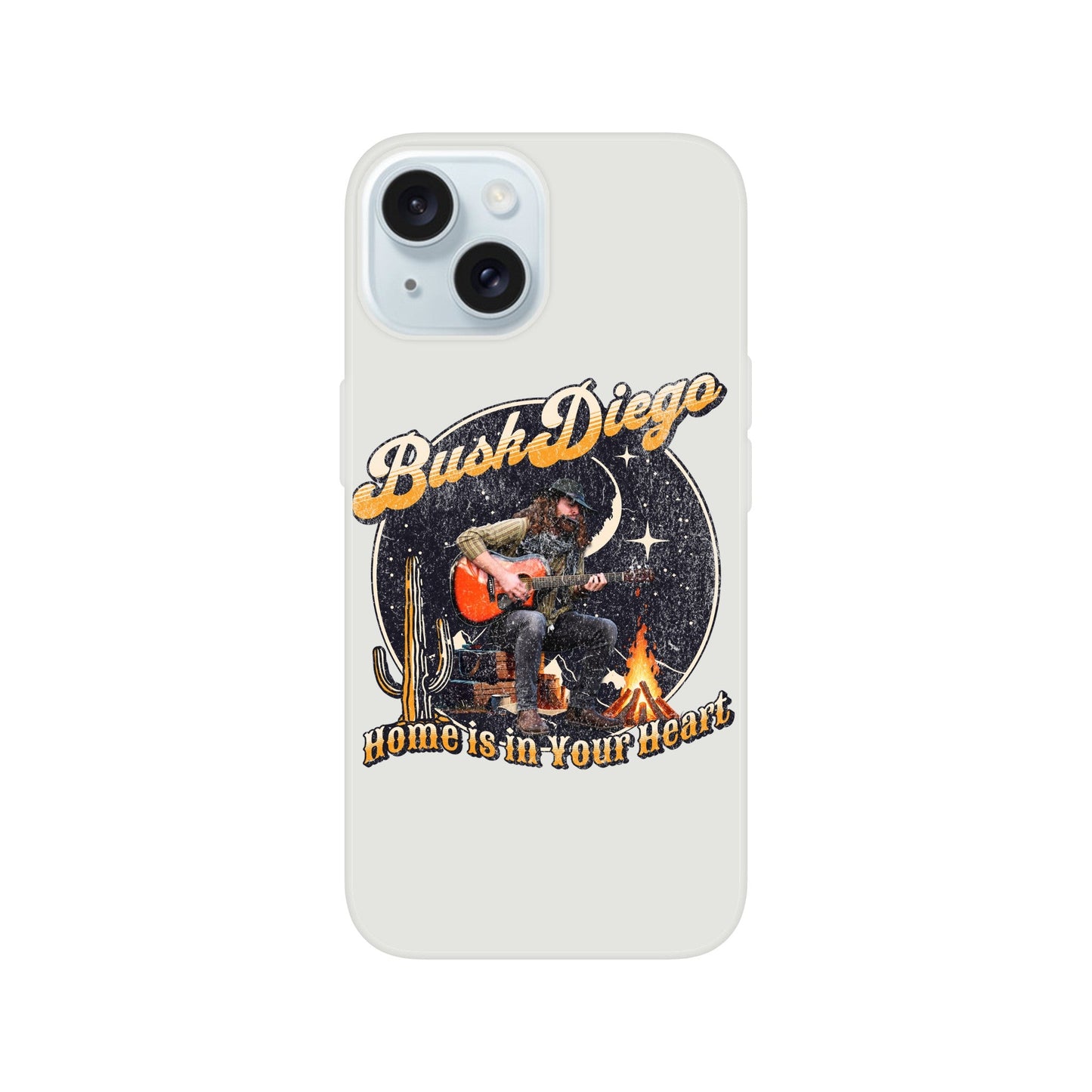 Home Is In Your Heart Phone Case Flexi - Print Material - BuskDiego