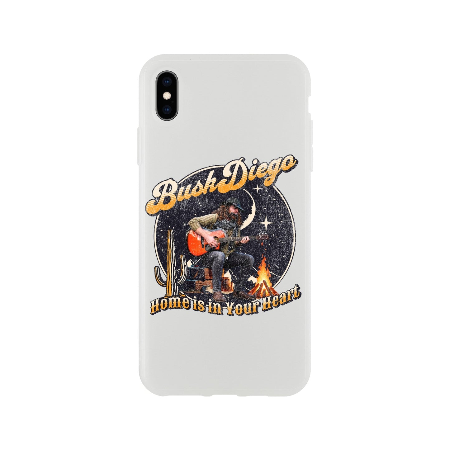 Home Is In Your Heart Phone Case Flexi - Print Material - BuskDiego