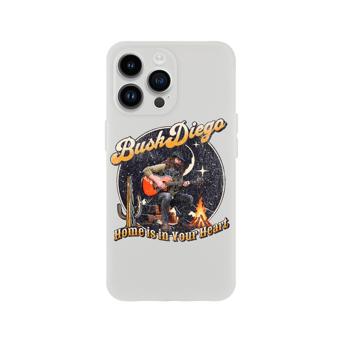 Home Is In Your Heart Phone Case Flexi - Print Material - BuskDiego