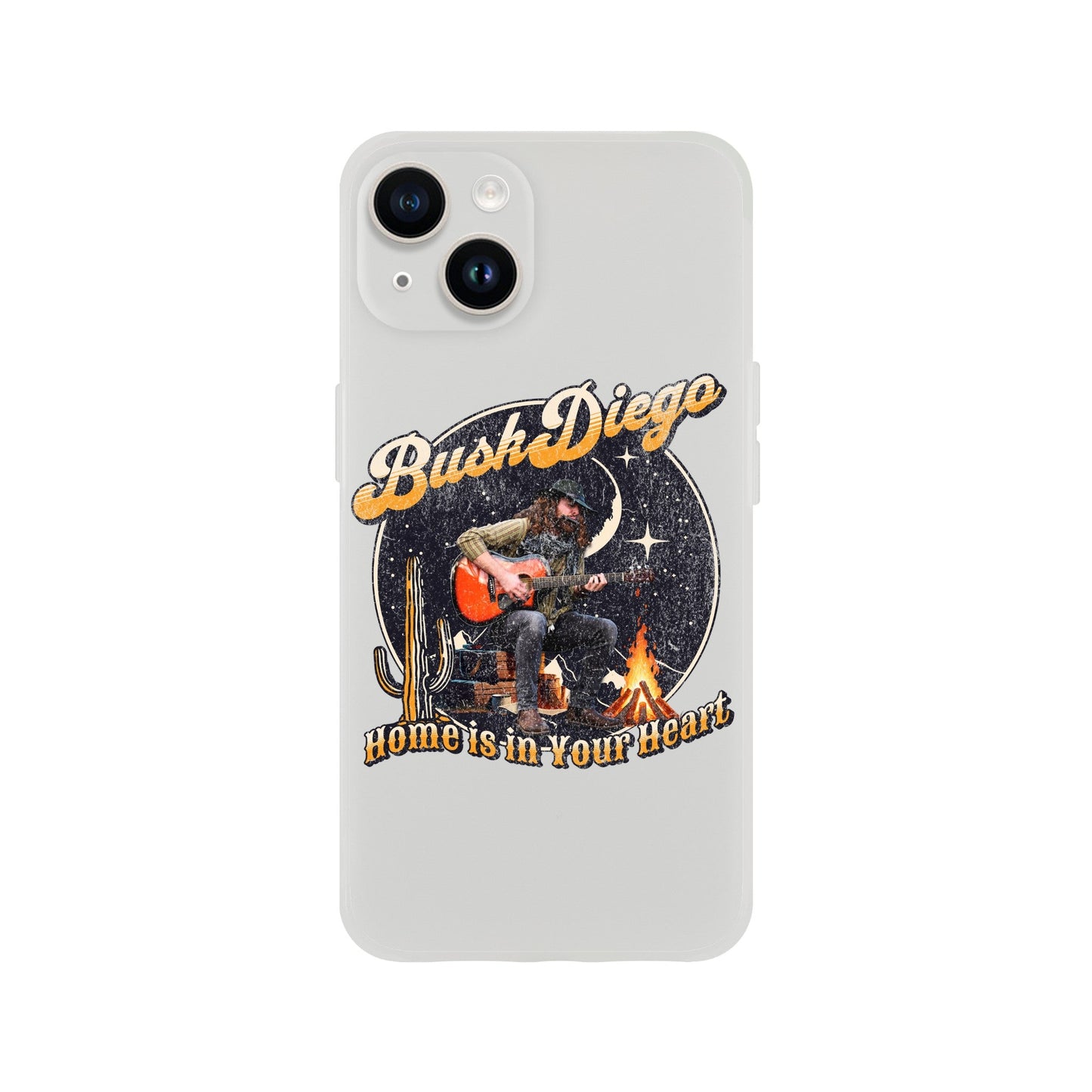 Home Is In Your Heart Phone Case Flexi - Print Material - BuskDiego