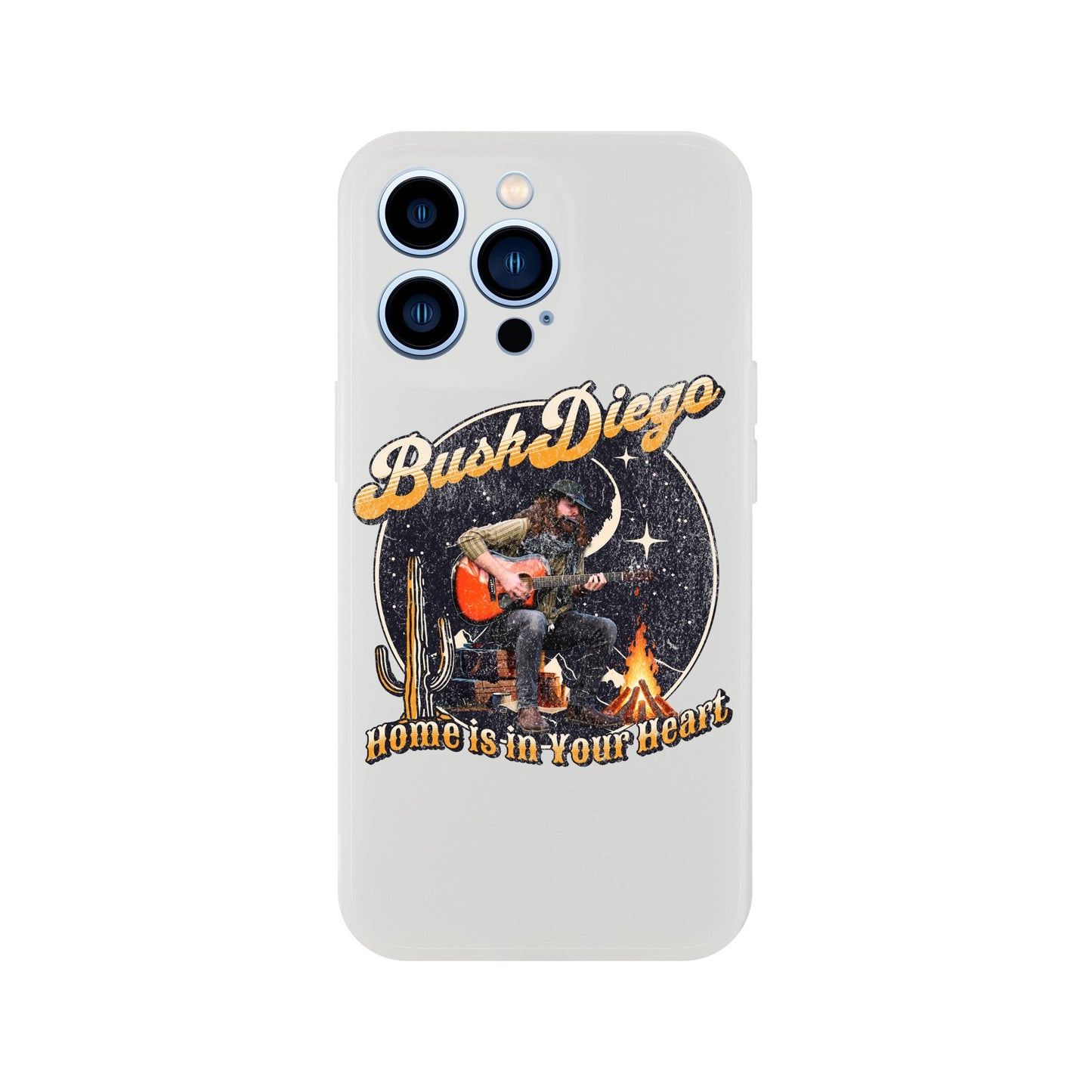 Home Is In Your Heart Phone Case Flexi - Print Material - BuskDiego