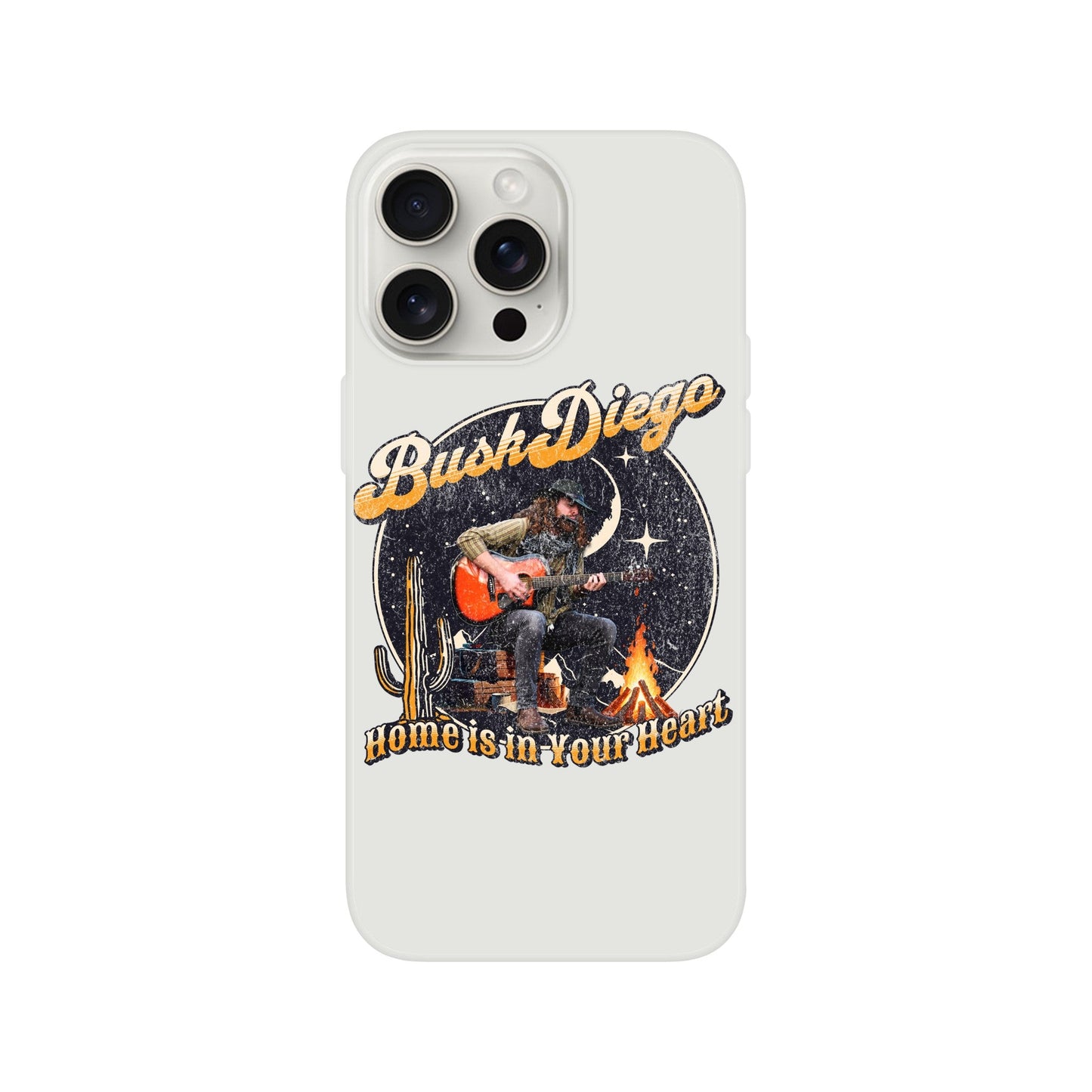 Home Is In Your Heart Phone Case Flexi - Print Material - BuskDiego