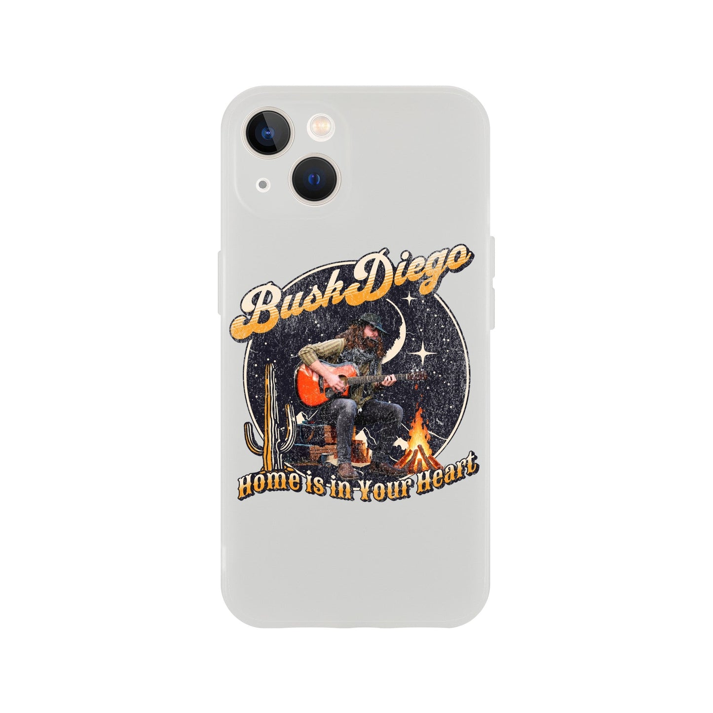 Home Is In Your Heart Phone Case Flexi - Print Material - BuskDiego