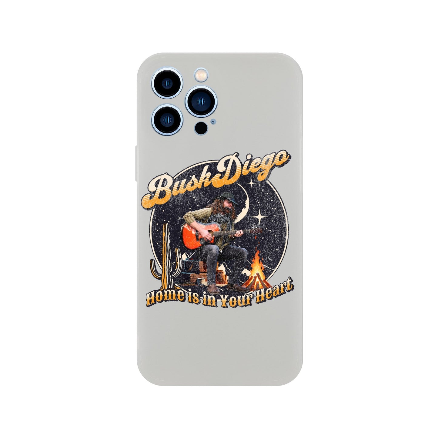 Home Is In Your Heart Phone Case Flexi - Print Material - BuskDiego