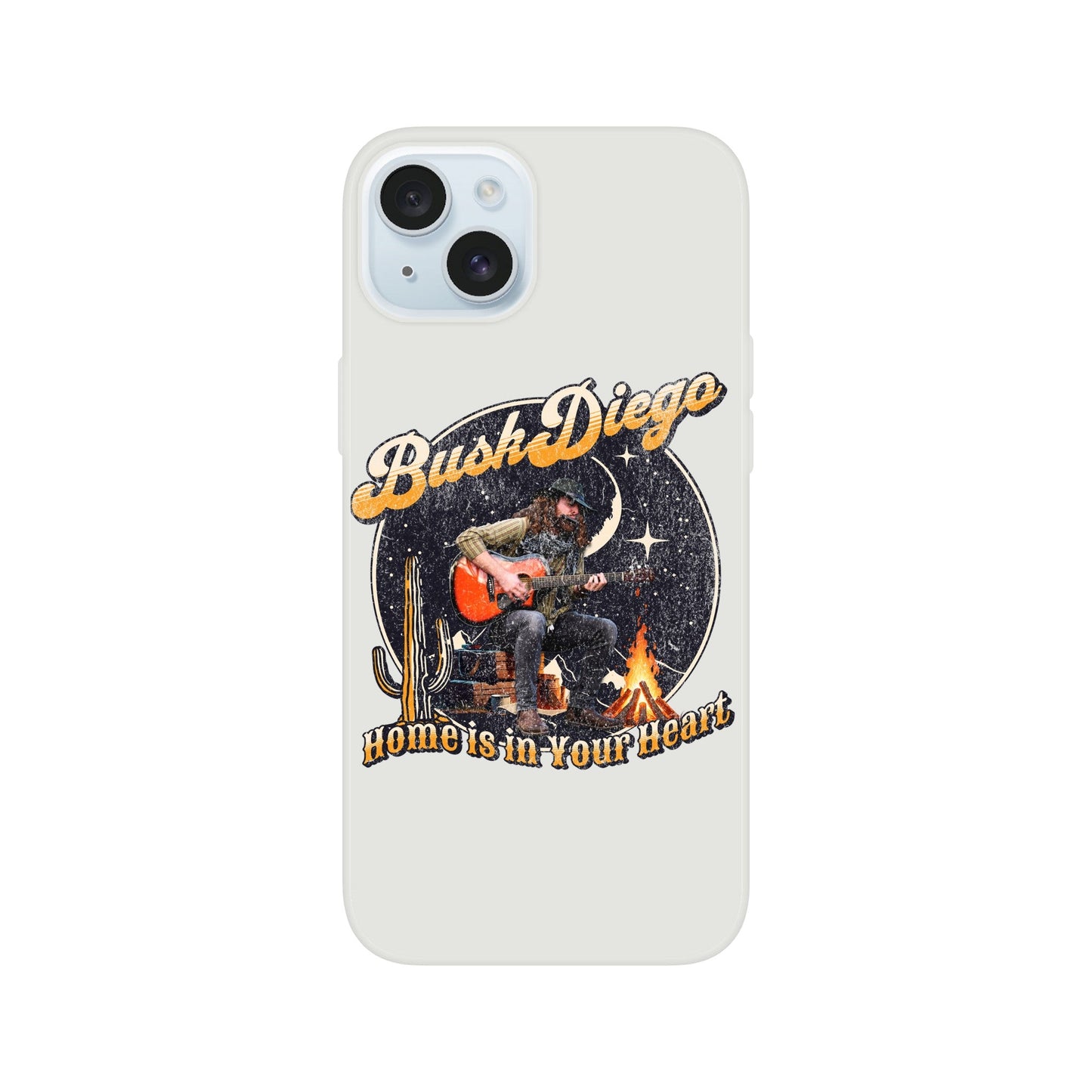 Home Is In Your Heart Phone Case Flexi - Print Material - BuskDiego