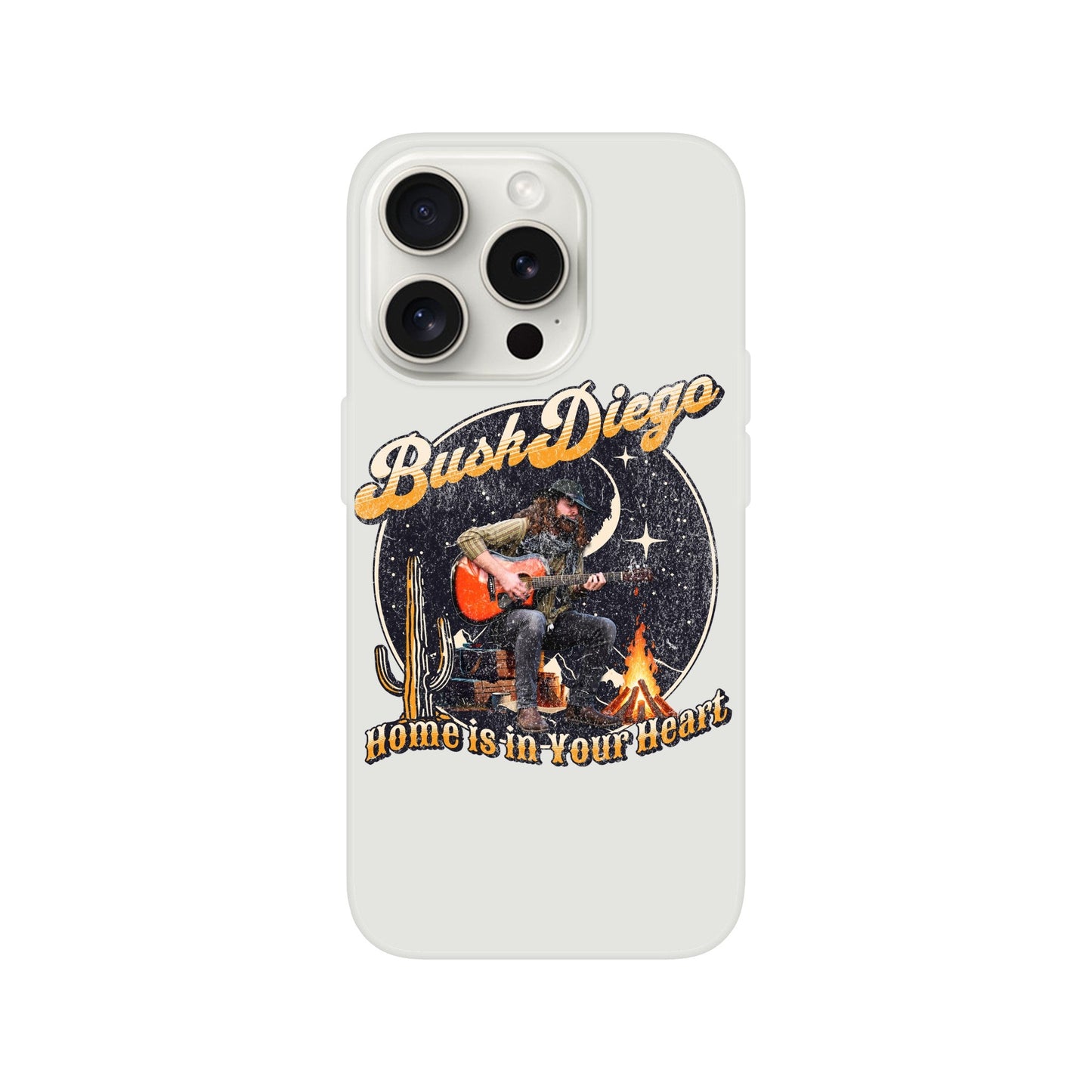 Home Is In Your Heart Phone Case Flexi - Print Material - BuskDiego