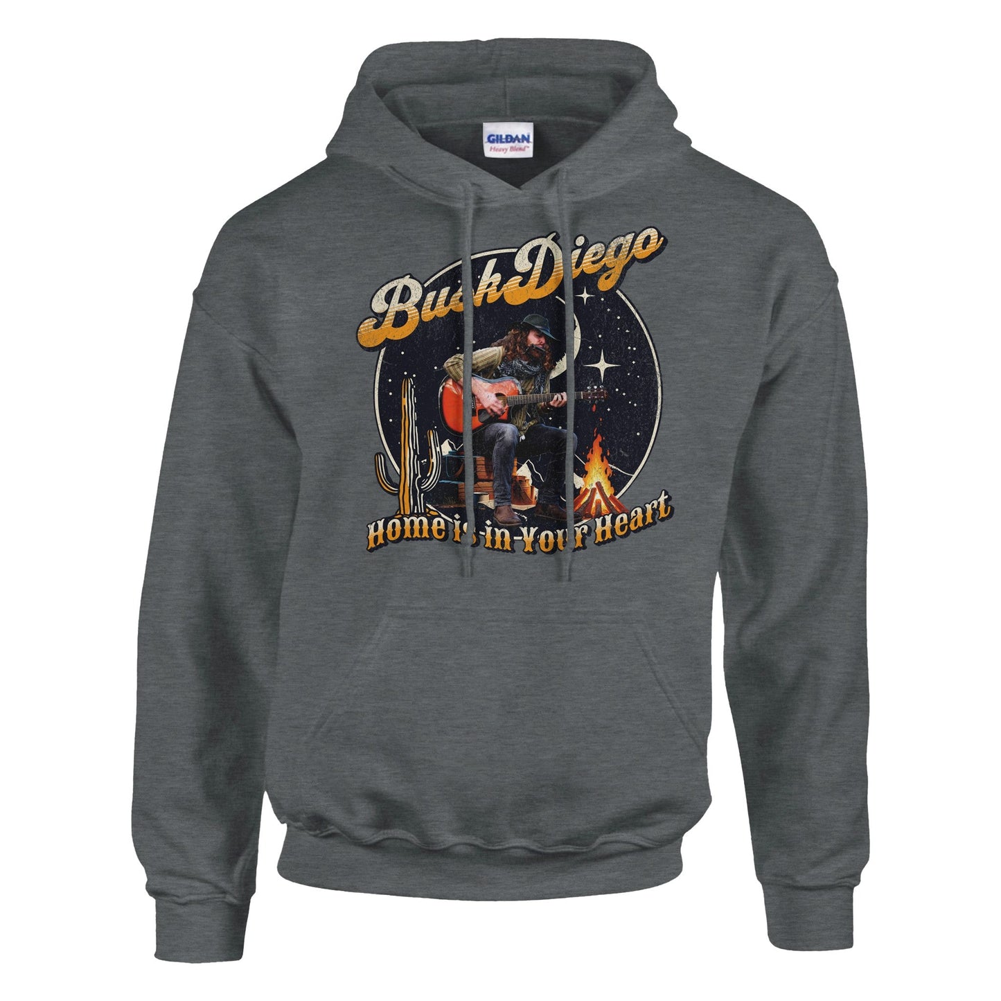 Home Is In Your Heart Pullover Hoodie - Print Material - BuskDiego