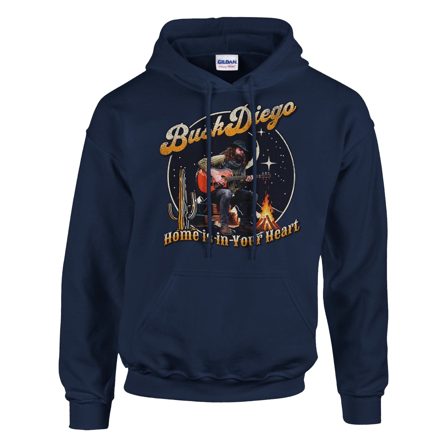Home Is In Your Heart Pullover Hoodie - Print Material - BuskDiego
