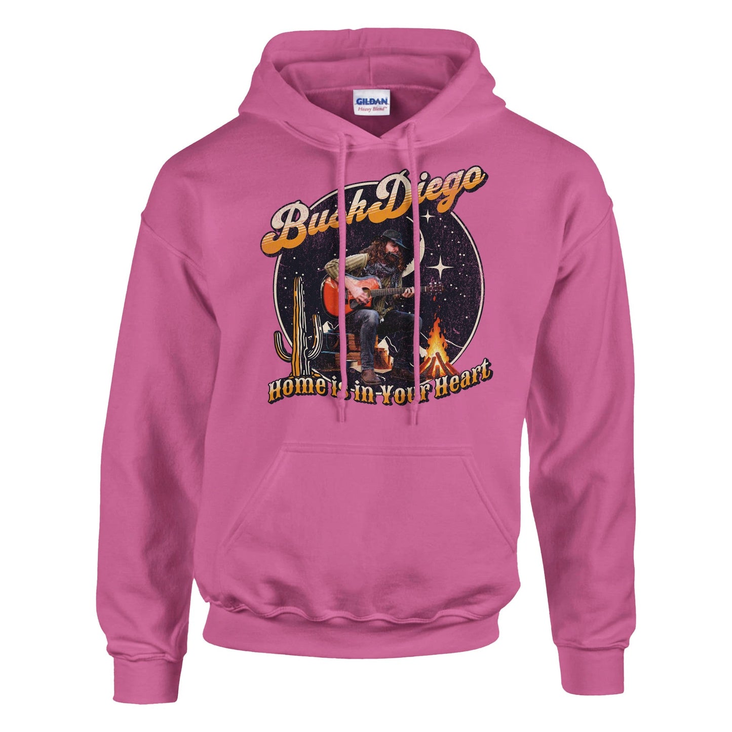 Home Is In Your Heart Pullover Hoodie - Print Material - BuskDiego