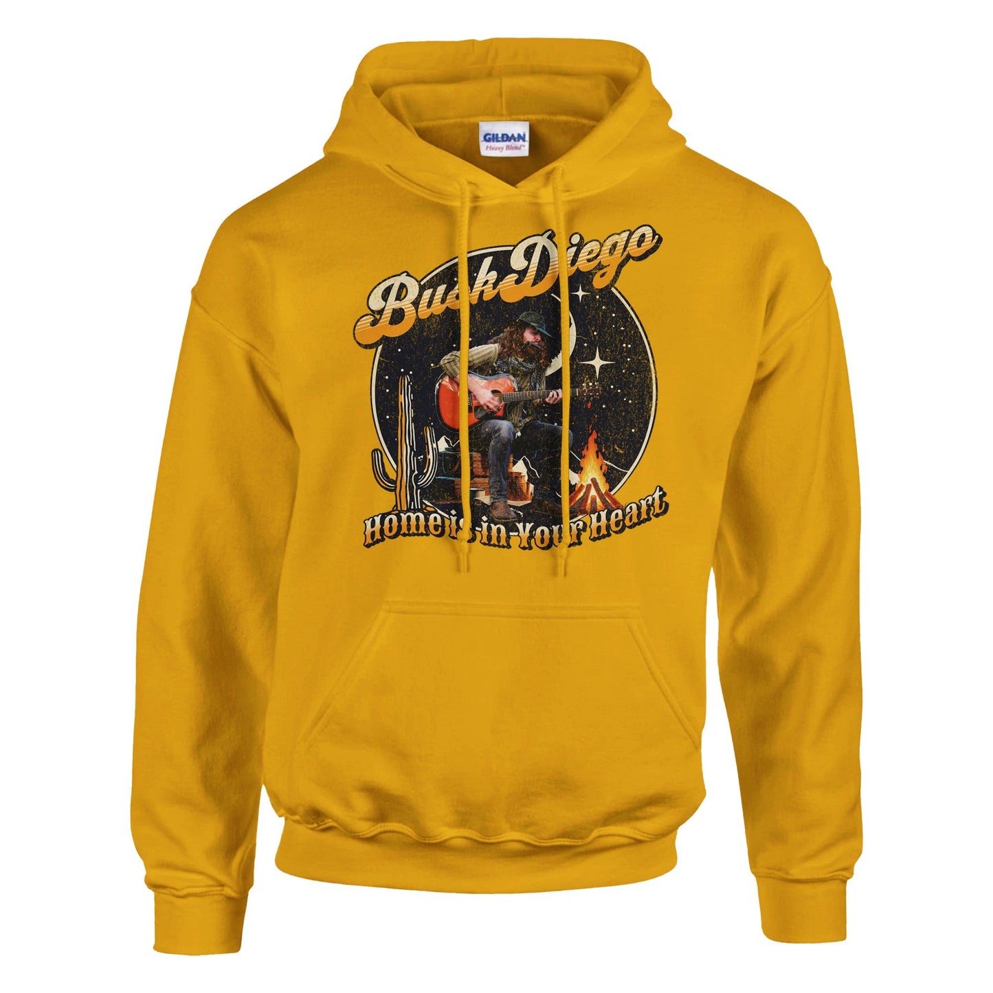 Home Is In Your Heart Pullover Hoodie - Print Material - BuskDiego