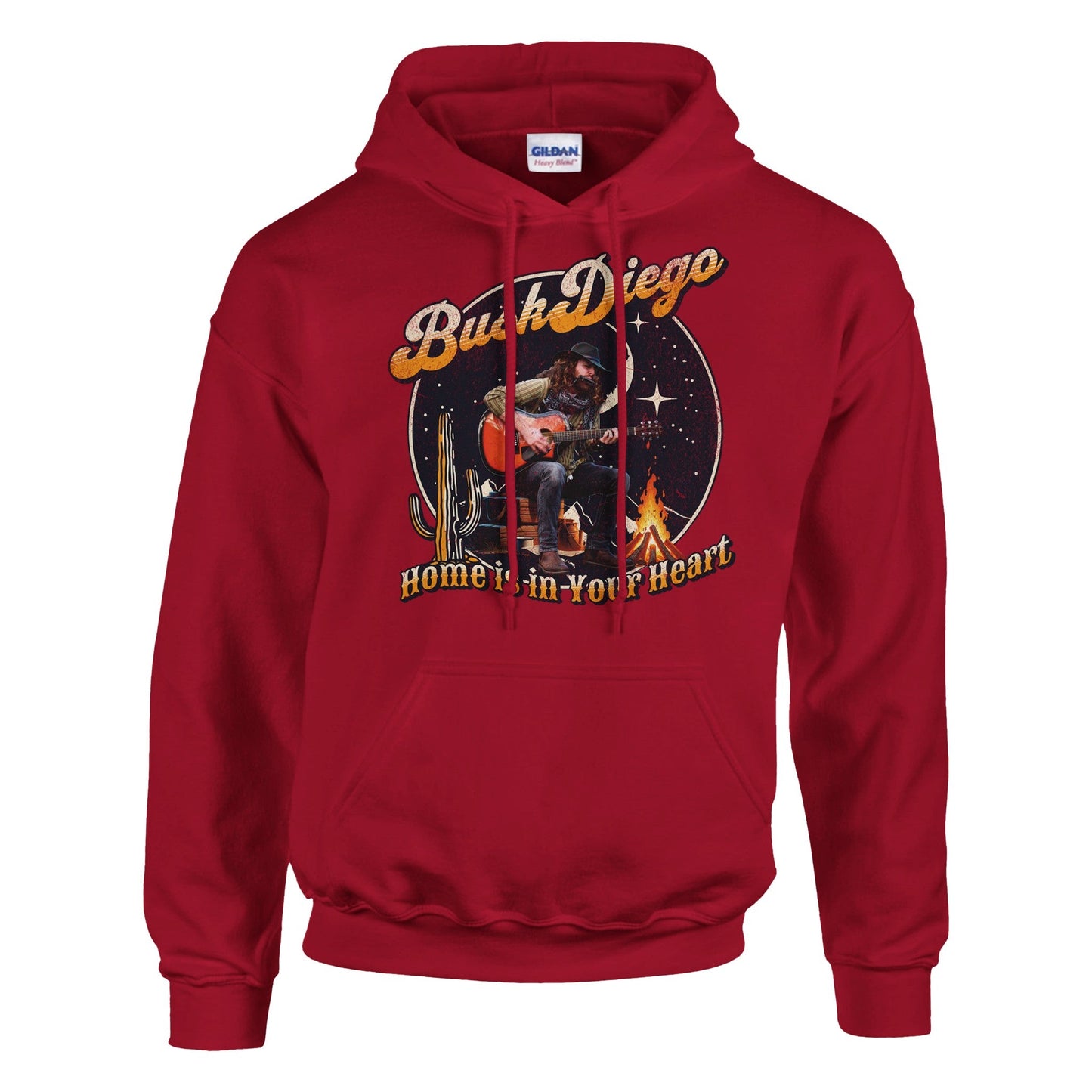 Home Is In Your Heart Pullover Hoodie - Print Material - BuskDiego