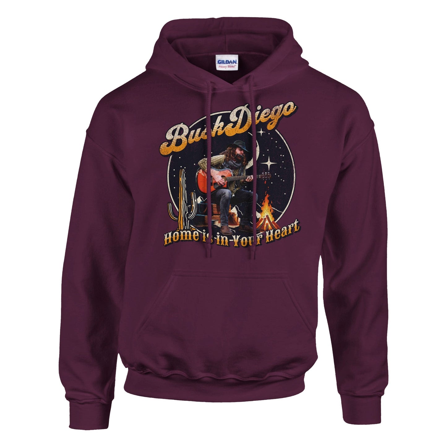 Home Is In Your Heart Pullover Hoodie - Print Material - BuskDiego