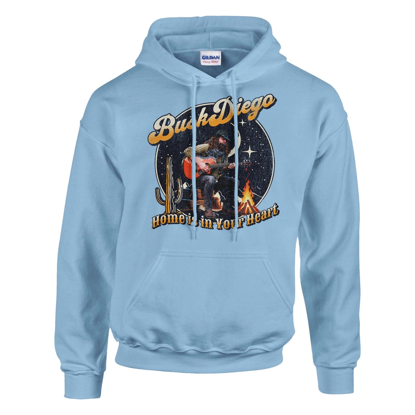 Home Is In Your Heart Pullover Hoodie - Print Material - BuskDiego