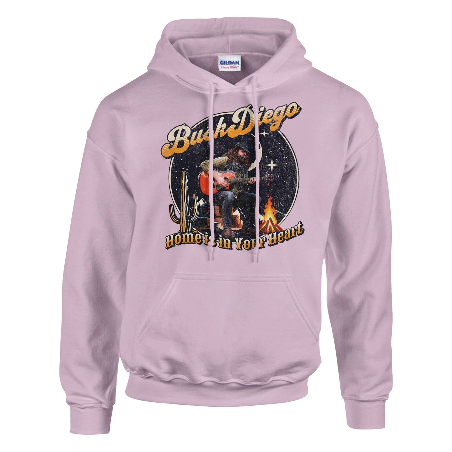 Home Is In Your Heart Pullover Hoodie - Print Material - BuskDiego