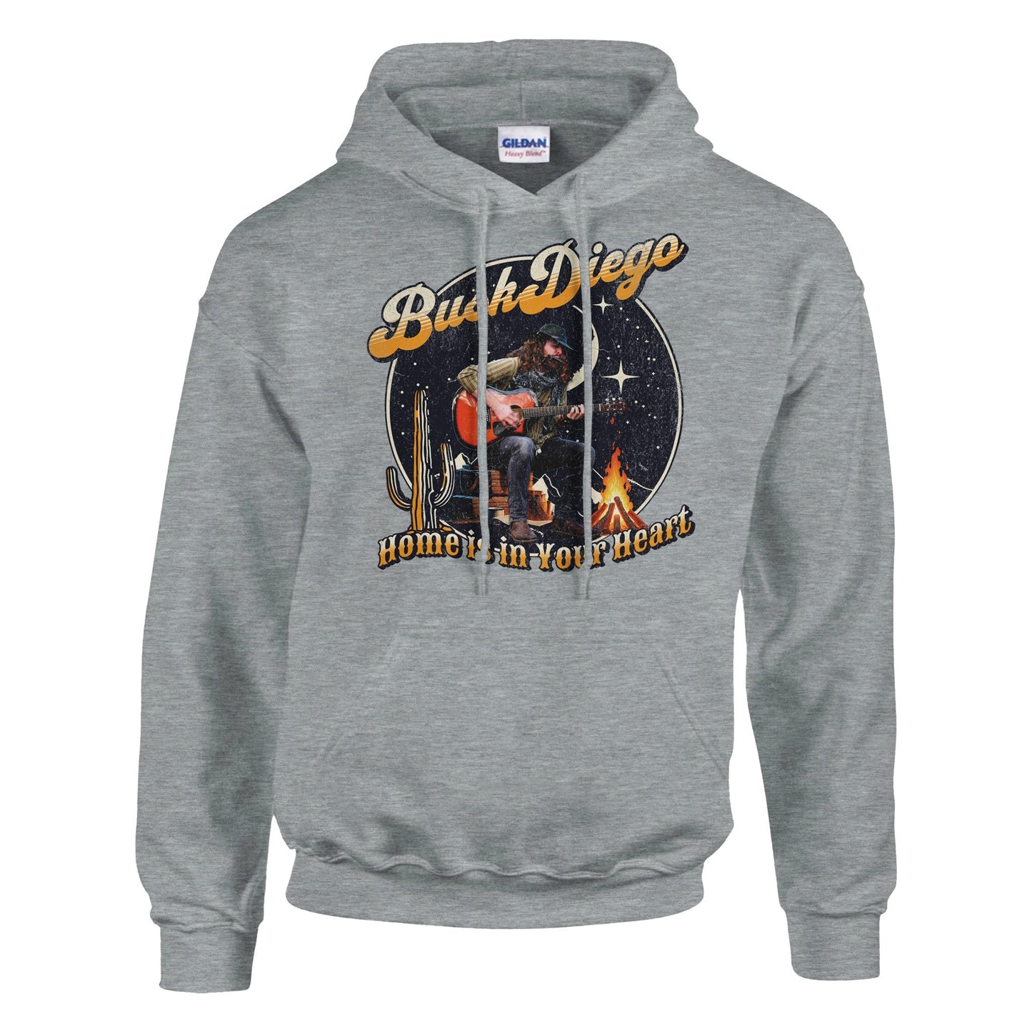 Home Is In Your Heart Pullover Hoodie - Print Material - BuskDiego