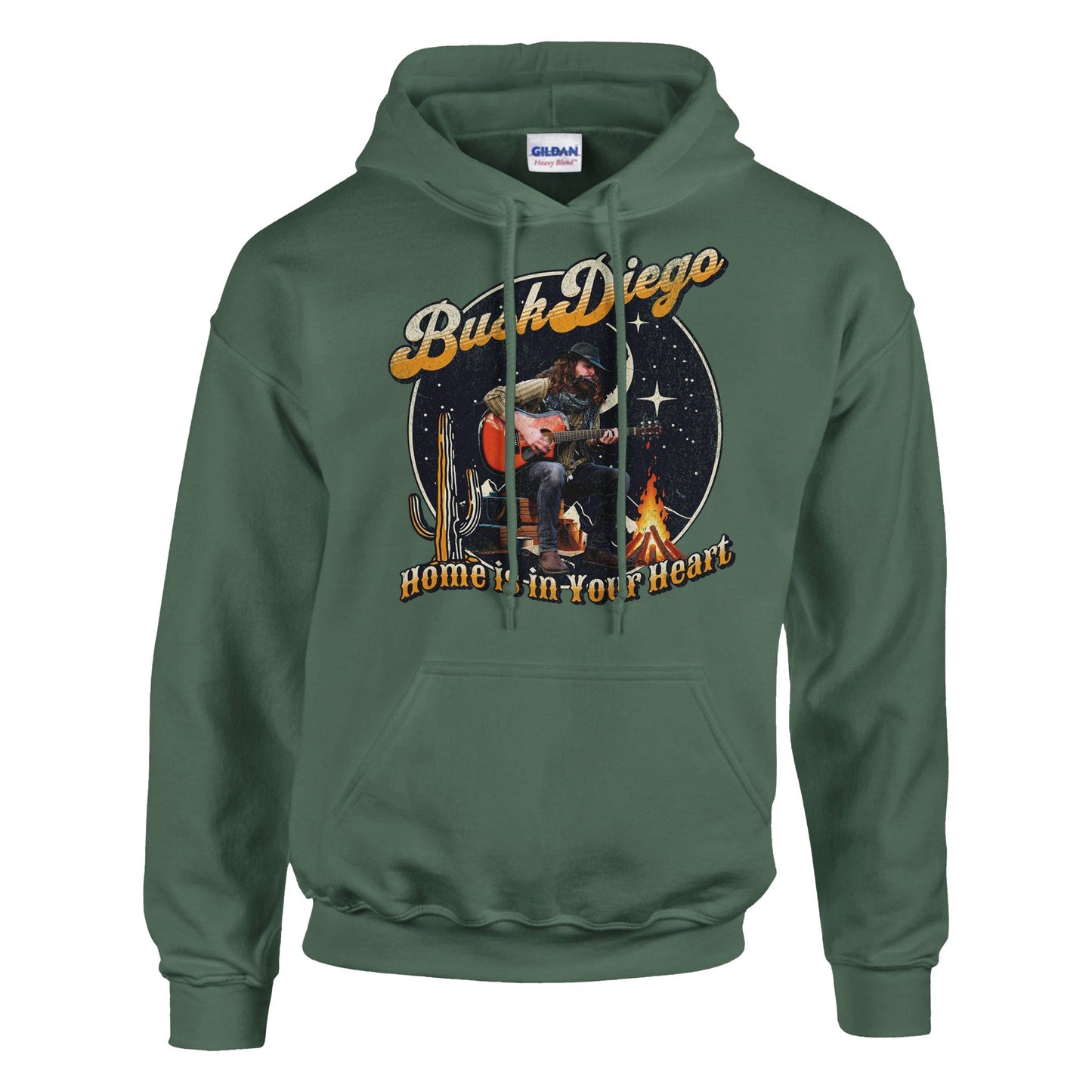 Home Is In Your Heart Pullover Hoodie - Print Material - BuskDiego