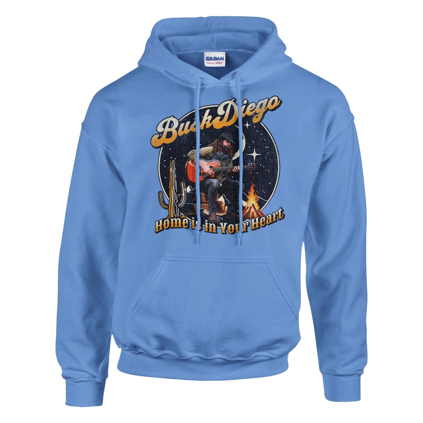 Home Is In Your Heart Pullover Hoodie - Print Material - BuskDiego