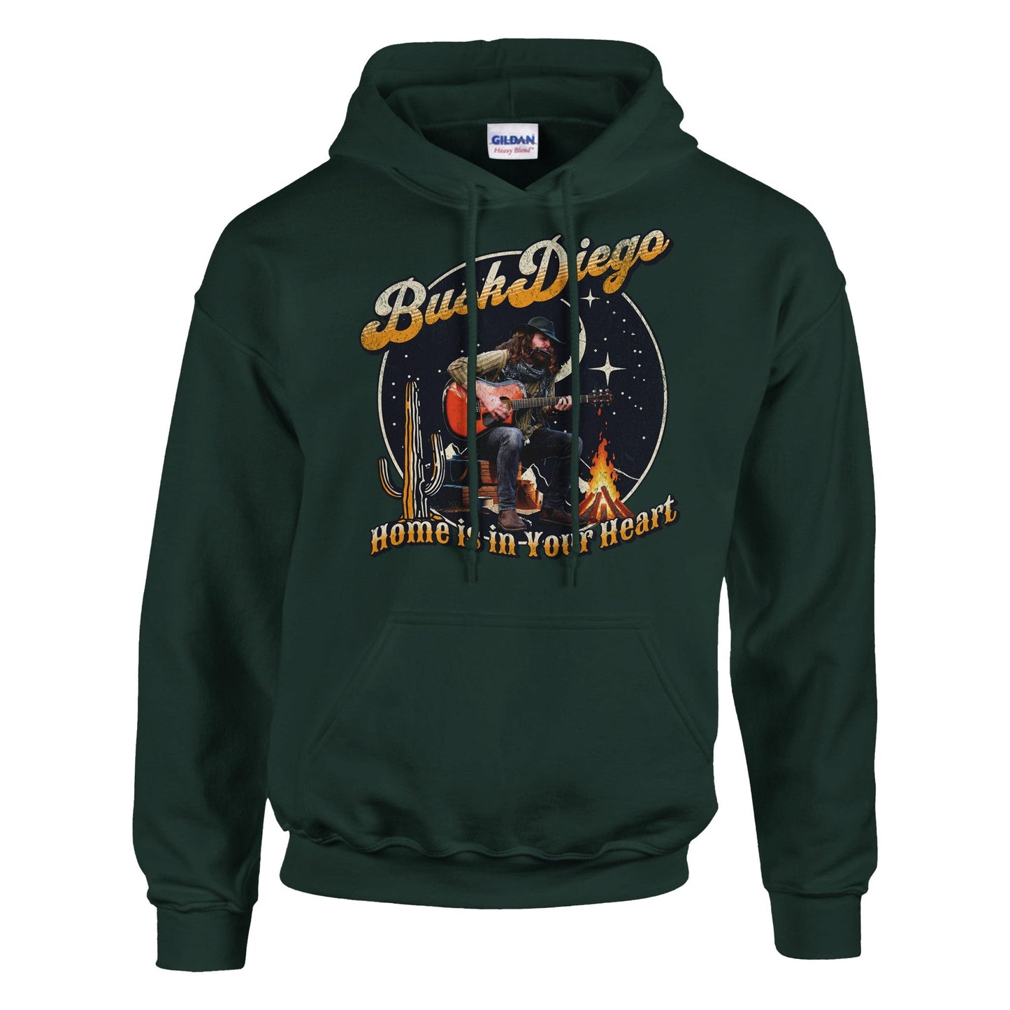 Home Is In Your Heart Pullover Hoodie - Print Material - BuskDiego