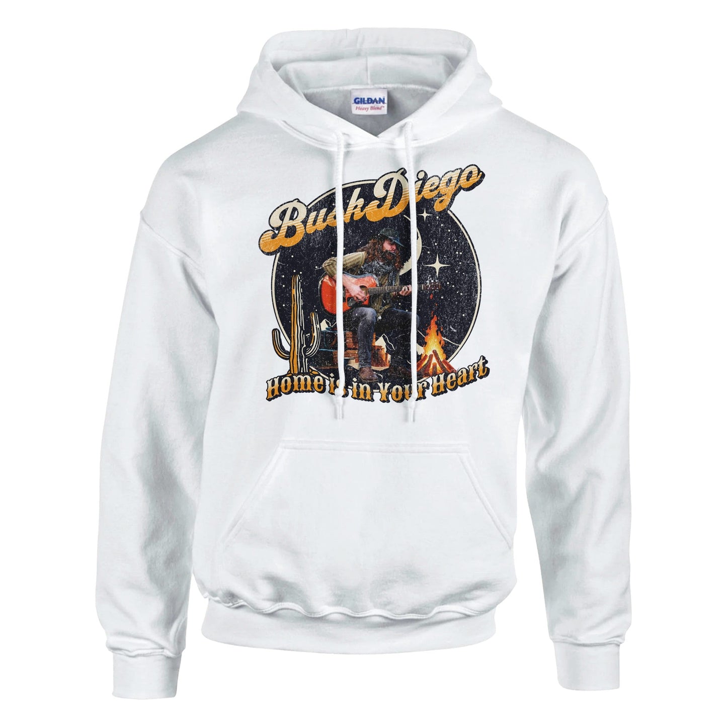 Home Is In Your Heart Pullover Hoodie - Print Material - BuskDiego