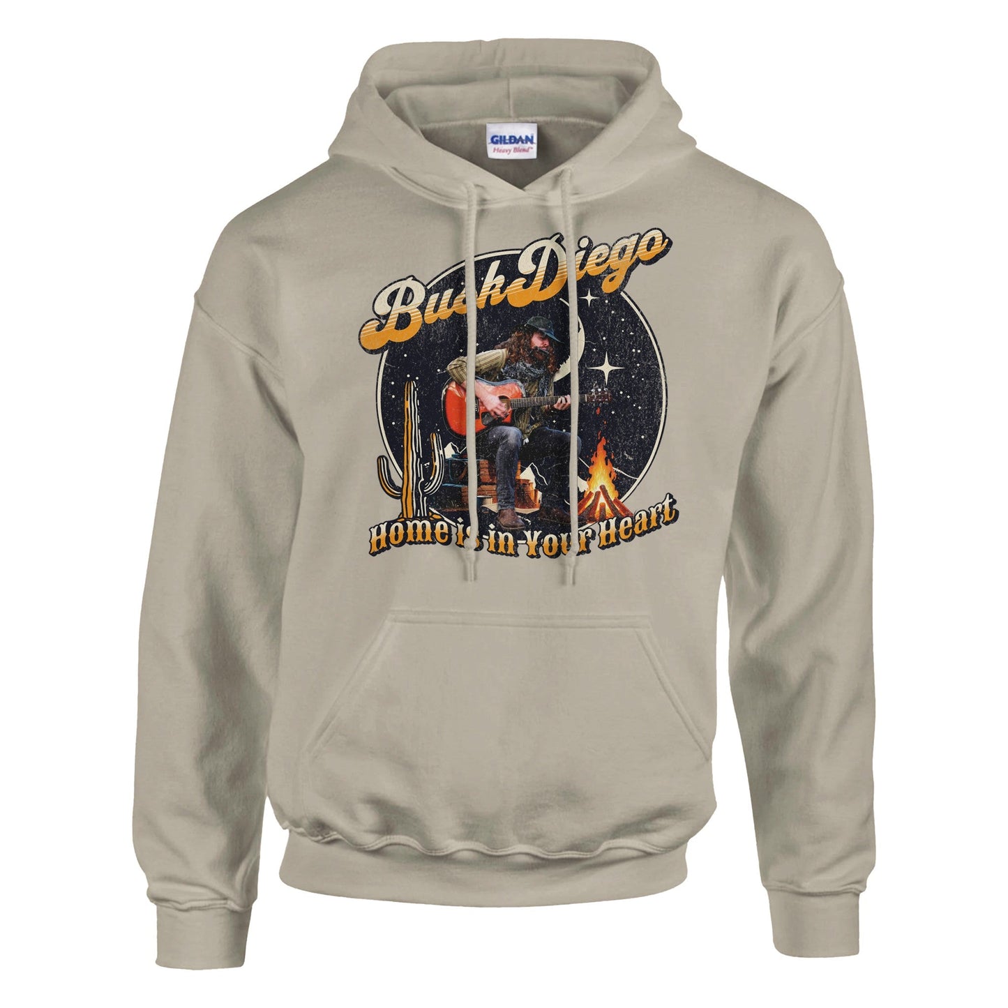 Home Is In Your Heart Pullover Hoodie - Print Material - BuskDiego
