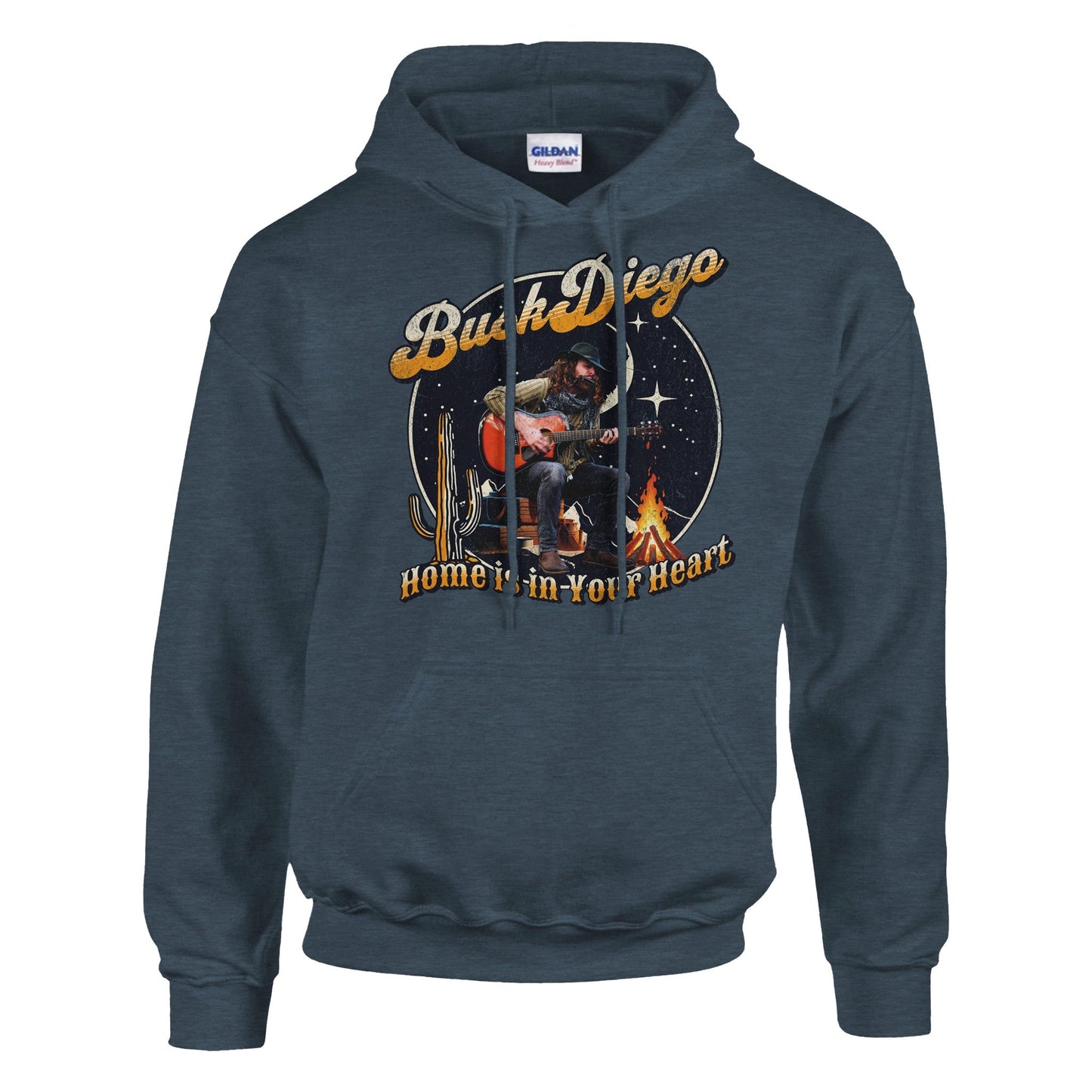 Home Is In Your Heart Pullover Hoodie - Print Material - BuskDiego
