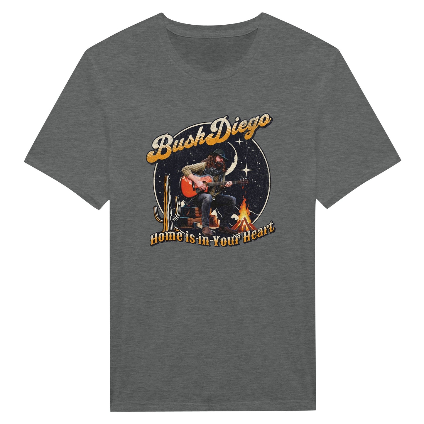 Home Is In Your Heart T-shirt - Print Material - BuskDiego