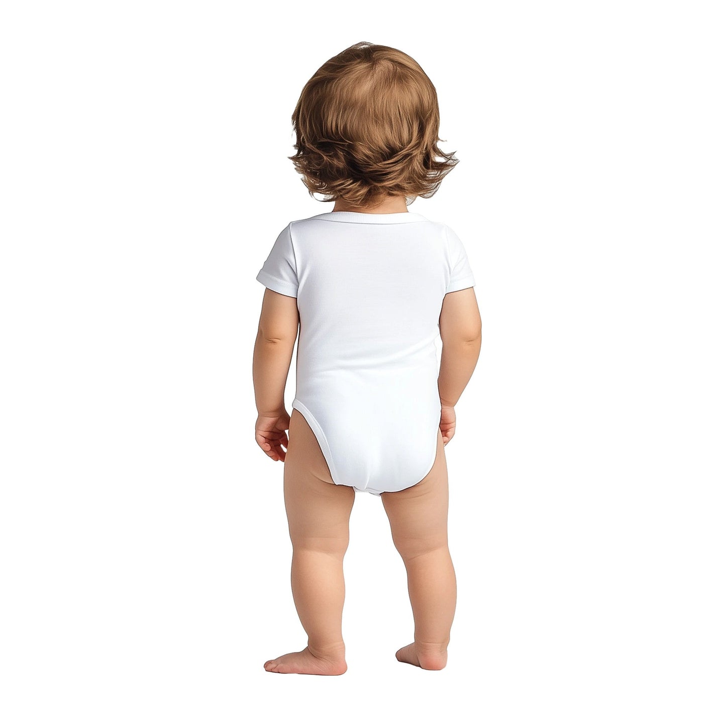 Living The Dream Baby Short Sleeve Bodysuit - Print Material - BuskDiego