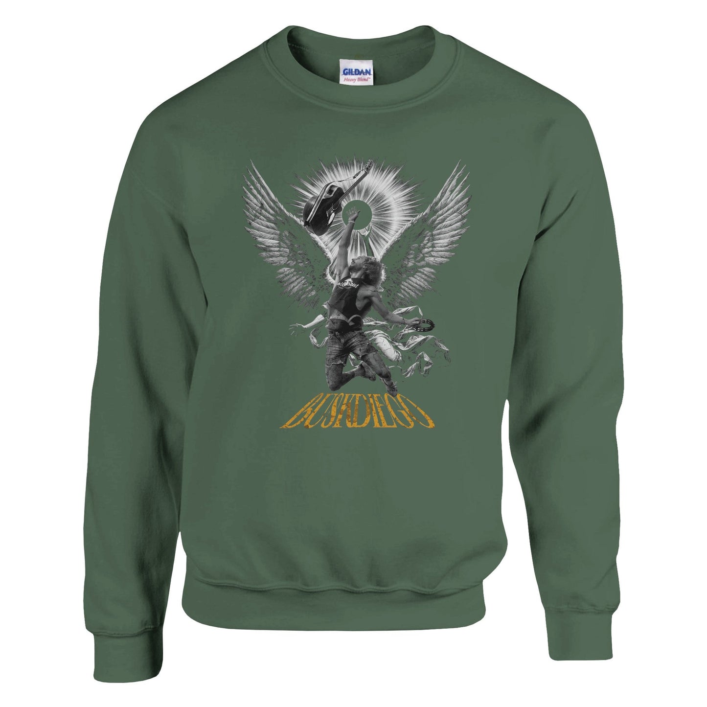 Living The Dream Crewneck Sweatshirt - Print Material - BuskDiego