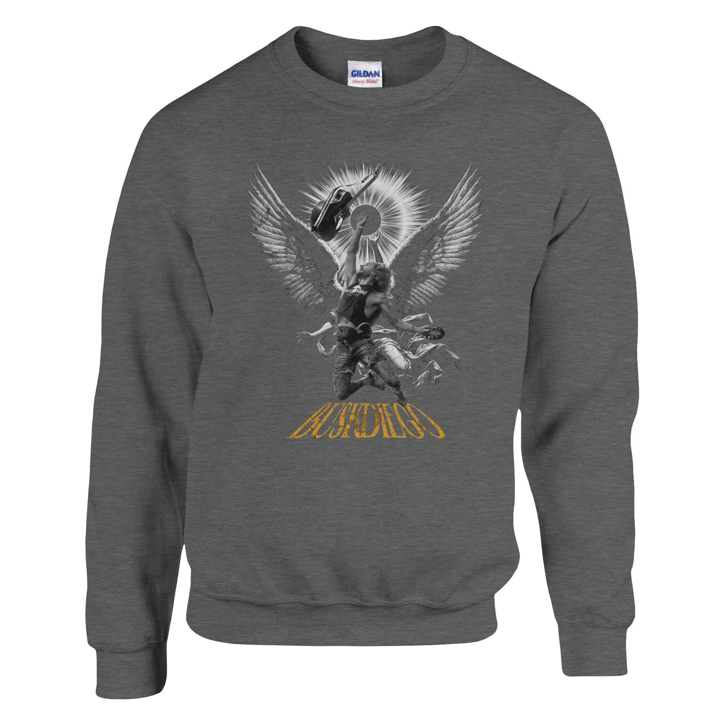 Living The Dream Crewneck Sweatshirt - Print Material - BuskDiego