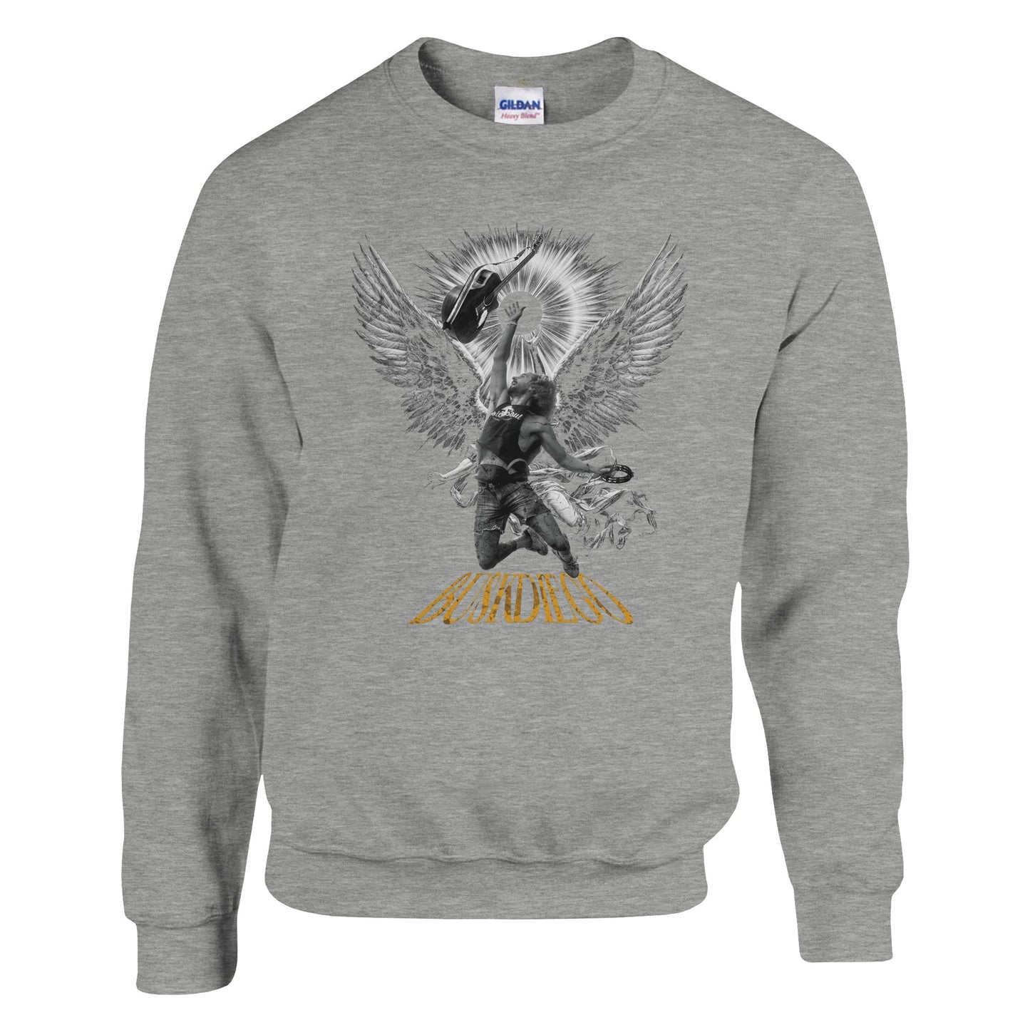 Living The Dream Crewneck Sweatshirt - Print Material - BuskDiego