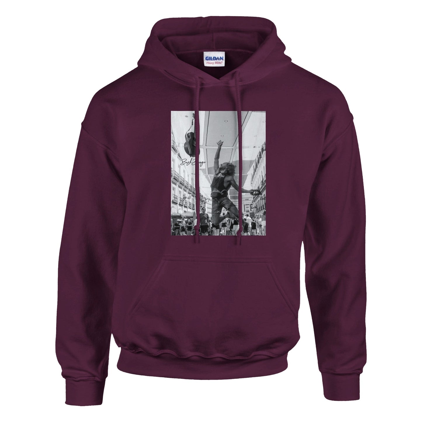 Living The Dream Pullover Hoodie - Print Material - BuskDiego