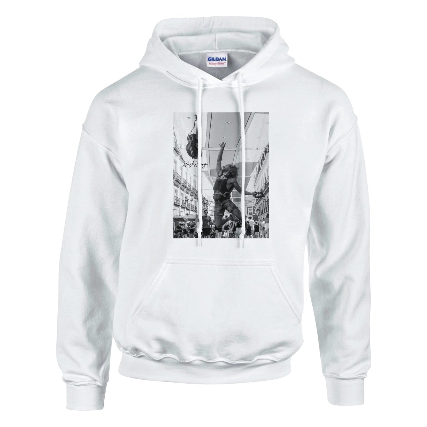 Living The Dream Pullover Hoodie - Print Material - BuskDiego